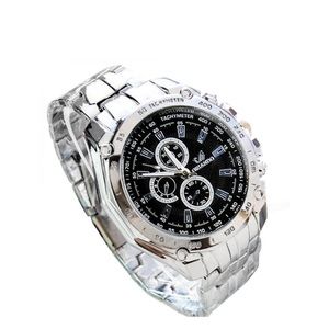 Stainless steel quartz watch